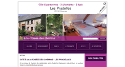 Desktop Screenshot of gite-croisee-des-chemins.com