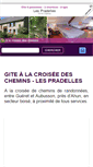 Mobile Screenshot of gite-croisee-des-chemins.com