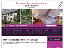 Tablet Screenshot of gite-croisee-des-chemins.com